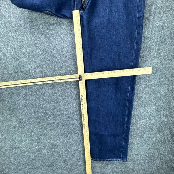 Levis 501 Jeans Mens 36x30 (36x29) Blue Button Up Dark Wash Straight Leg - Picture 14 of 15